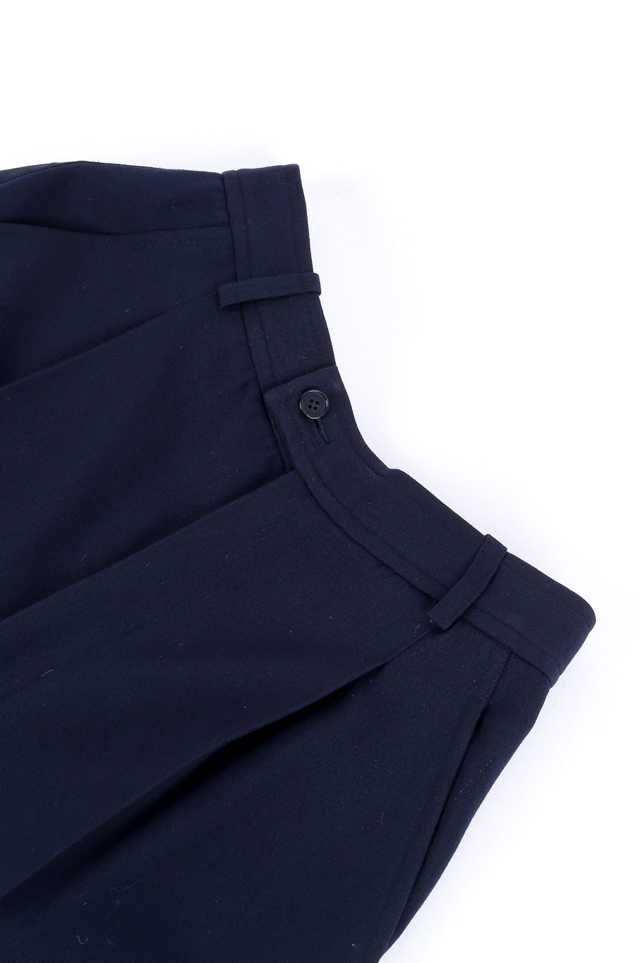 Wool Longline Blazer & Pant Set flat lay pants waistband @recessla