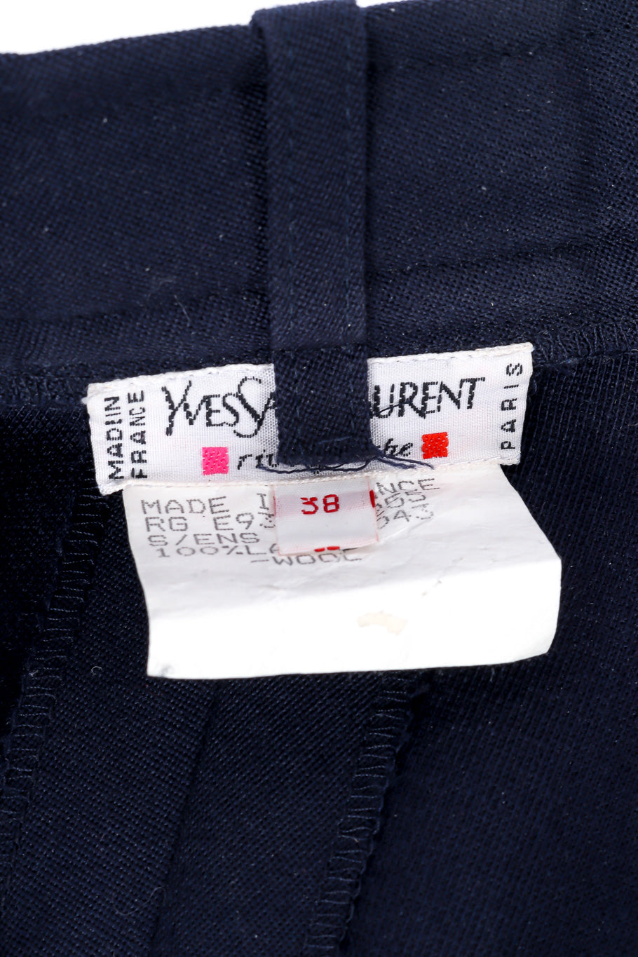 Wool Longline Blazer & Pant Set flat lay pants label @recessla