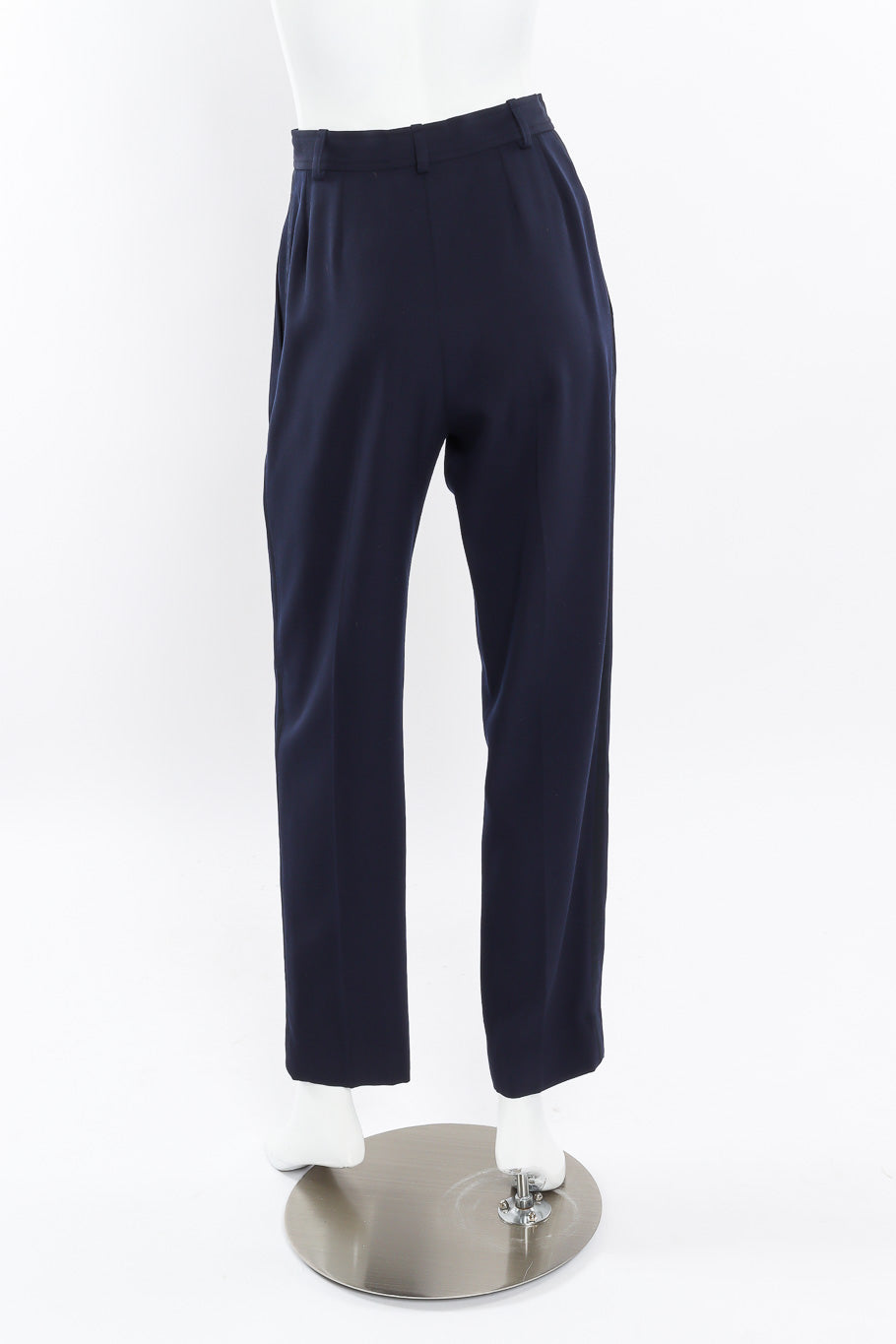 Wool Longline Blazer & Pant Set on mannequin pants only back @recessla