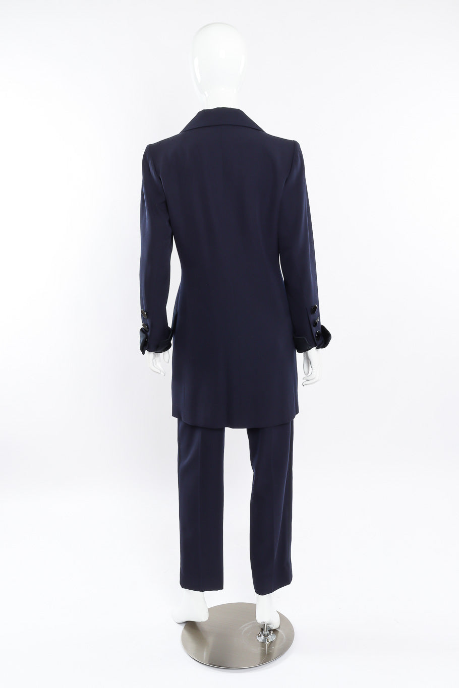 Wool Longline Blazer & Pant Set on mannequin back @recessla