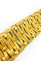 Vintage Articulated Spike Cuff Bracelet detail @recess la