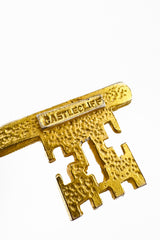 Vintage Castlecliff Pisces Key Pendant Necklace cartouche @recess la