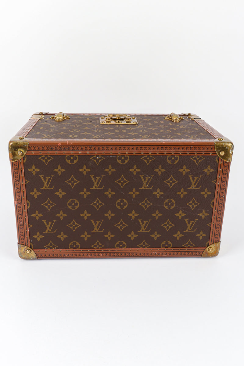 Vintage Louis Vuitton Classic Monogram Vanity Case bottom view @Recessla