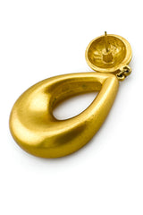 Vintage Anne Klein Teardrop Dangle Necklace & Earrings Set earring wear @recess la