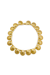 Vintage Mimi Di N Shell Link Collar Necklace front @recess la
