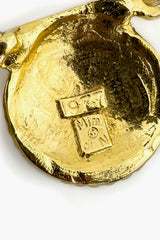 Vintage Mimi Di N Shell Link Collar Necklace signature @recess la