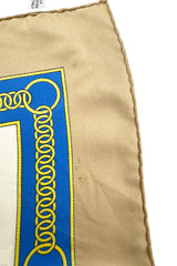 Vintage Celine Steam Train Silk Scarf origin defect @recess la