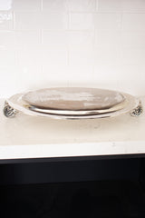Vintage Gucci 6 Silver Hunting Animal Stirrup Cups & Tray Set tray bottom wear @ Recess Home LA