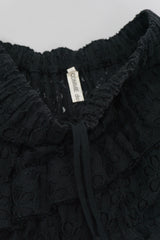 Comme des Garçons Deconstructed Tiered Lace Ruffle Skirt