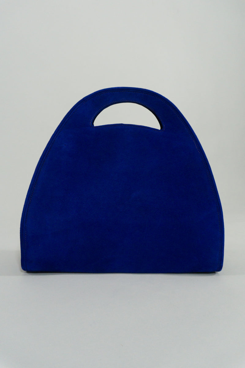 Donna Karan Vintage Suede Geometric Handbag