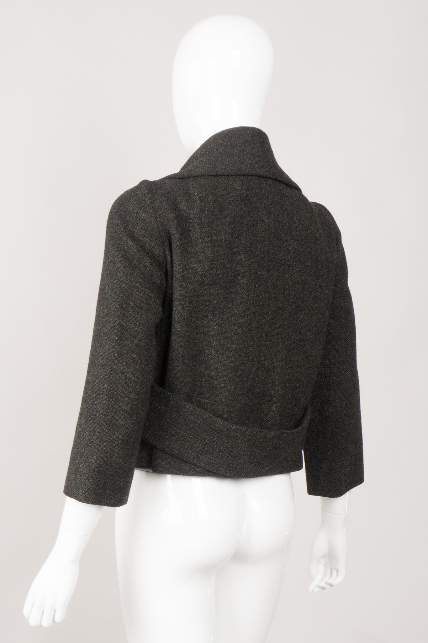 Christian Dior Vintage Boxy Tweed Jacket & Skirt Suit Set