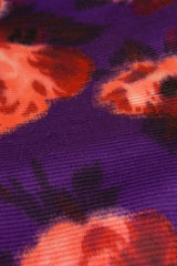 Originale Classic Silk Floral Cocoon Coat