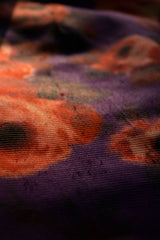 Originale Classic Silk Floral Cocoon Coat