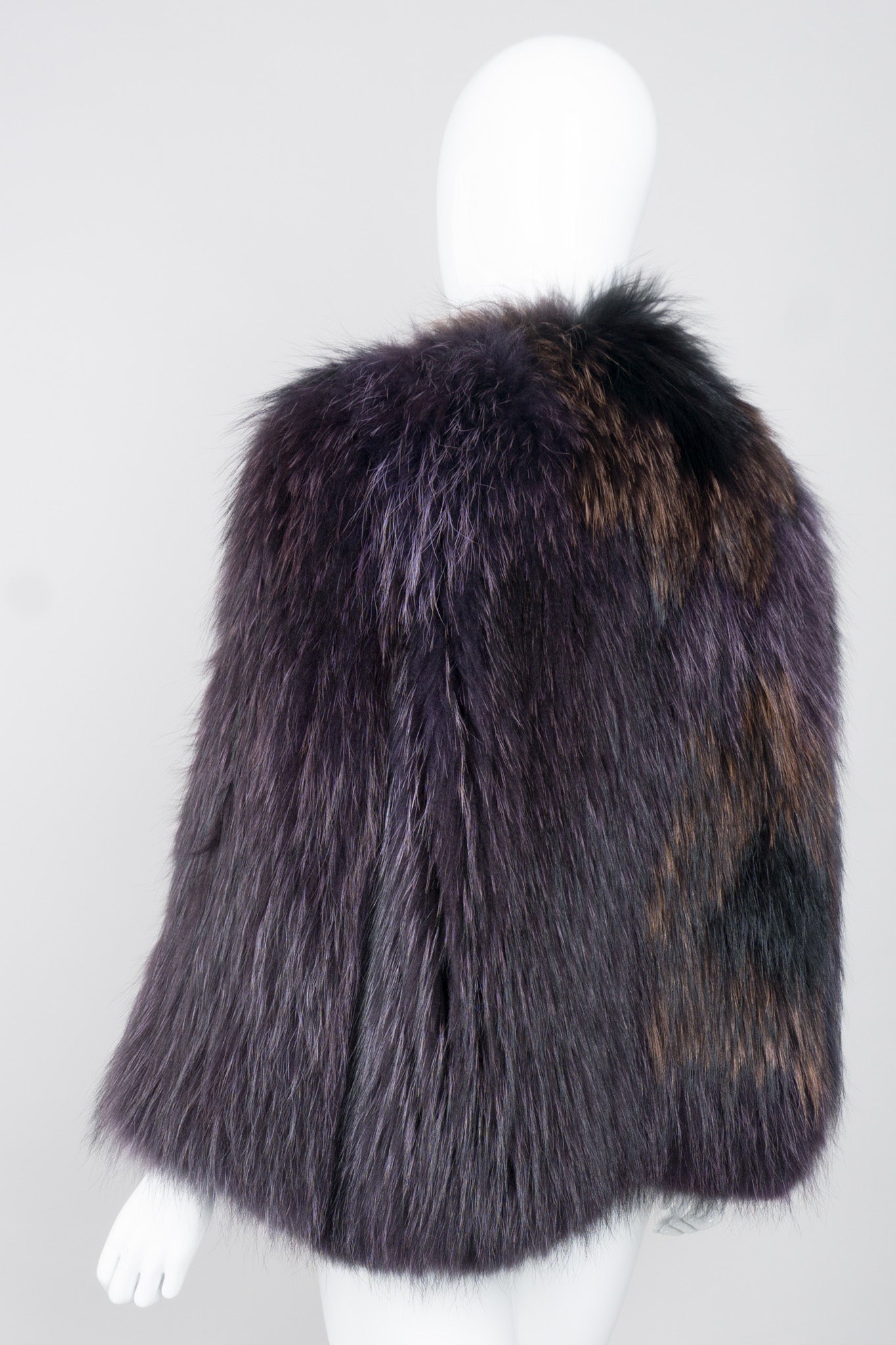 Yves Salomon Meteo Vintage Chubby Raccoon Fur Yeti Jacket