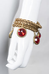 Triple Chain Crystal Bracelet