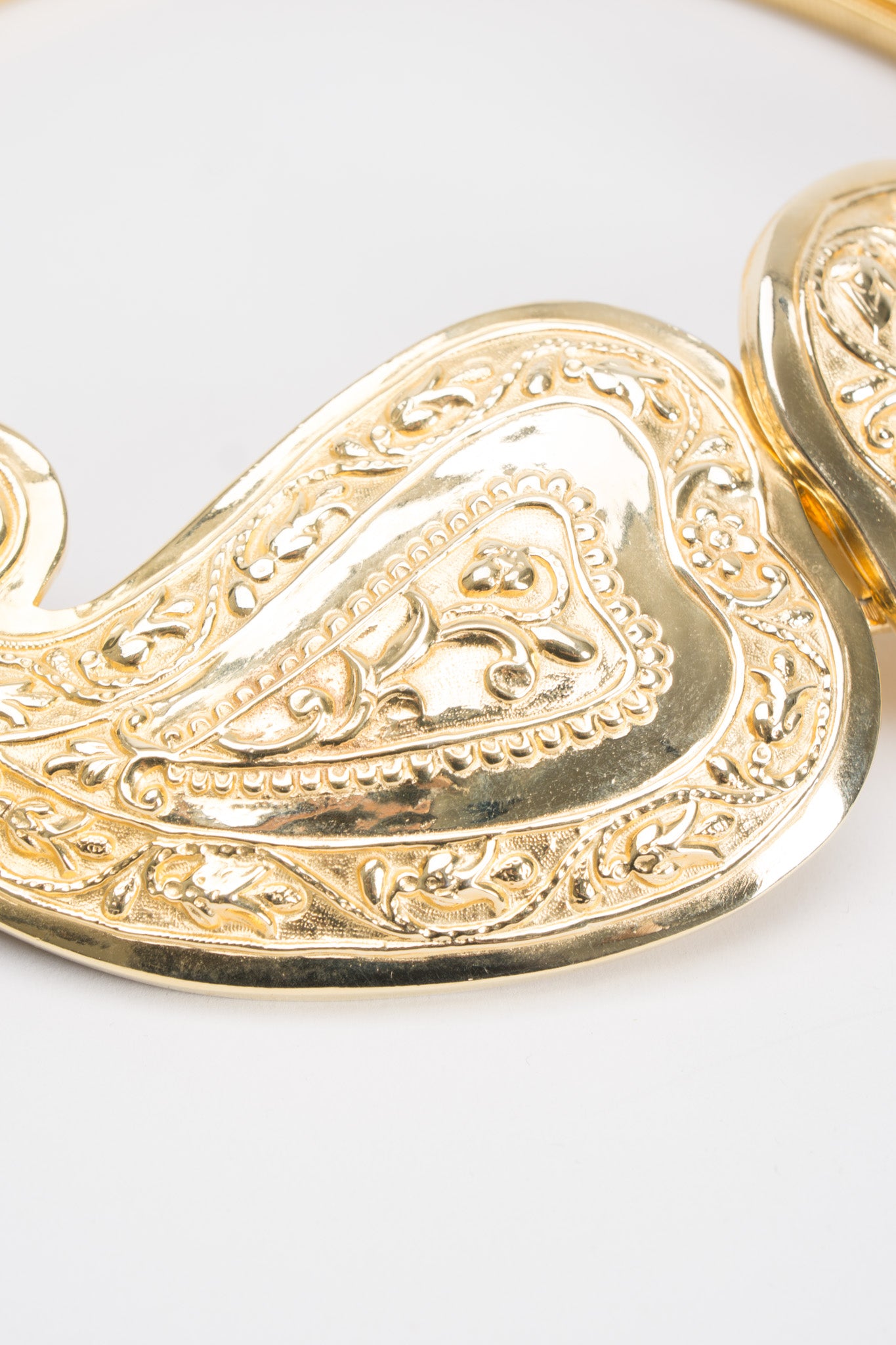 Accessocraft Gold Paisley Buckle Belt