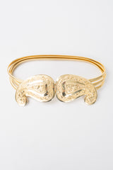 Accessocraft Gold Paisley Buckle Belt