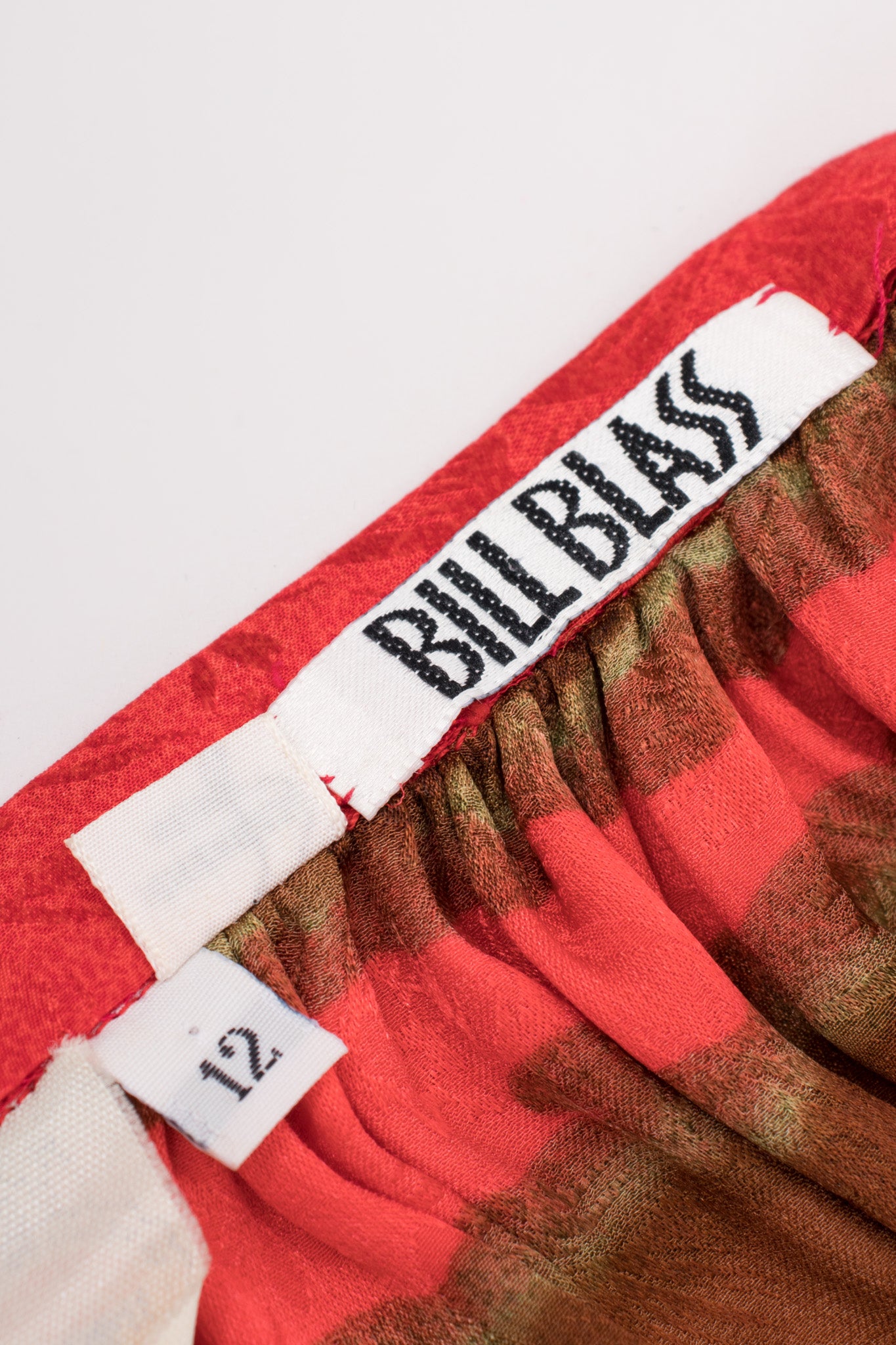 Bill Blass Silk Stripe Palazzo Wide Leg Pant