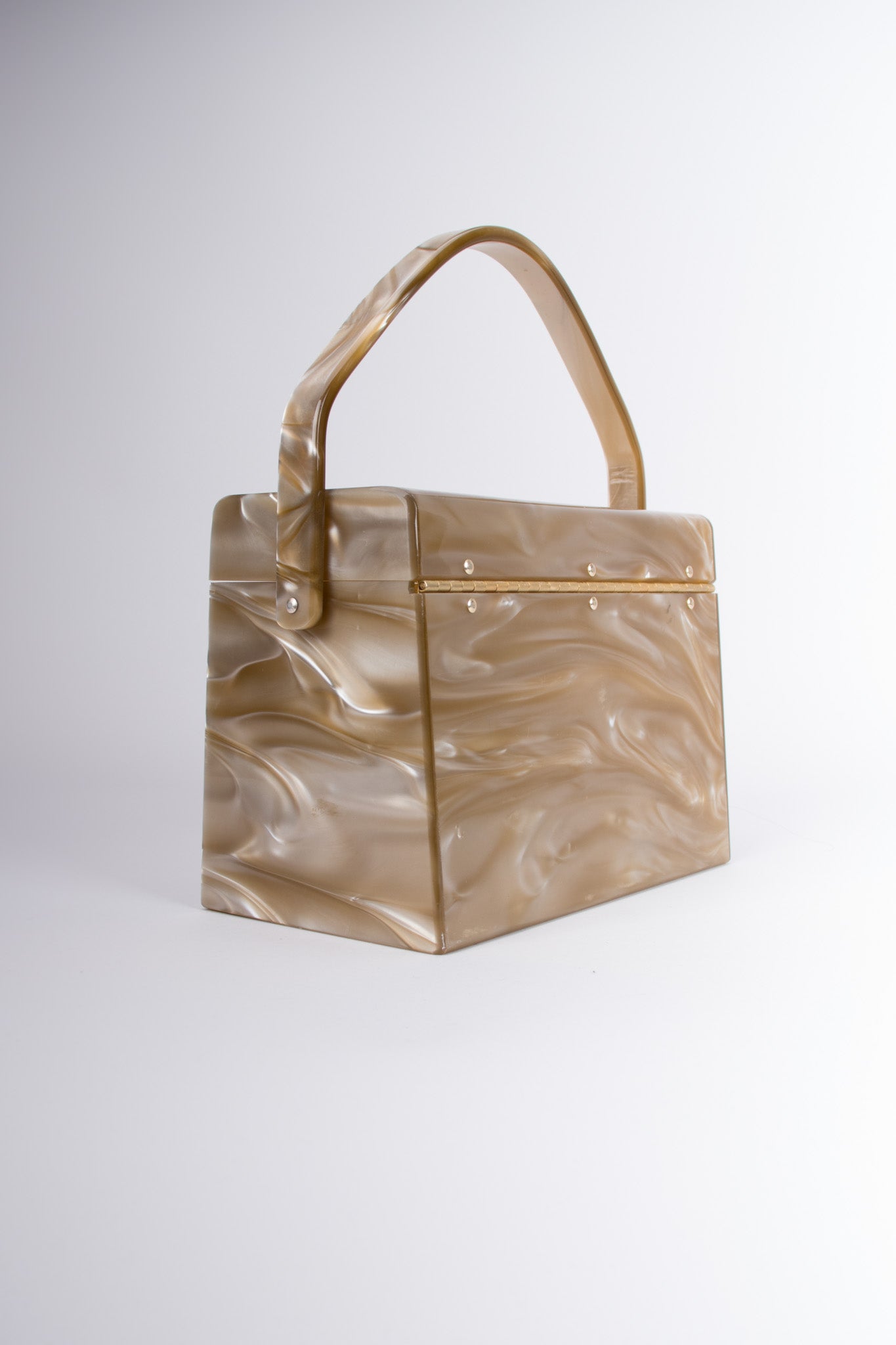 Stylecraft Miami Pearlescent Acrylic Vintage Box Bag