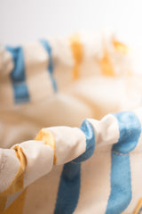 Pibra Firenze Whimsical Silk Stripe Carnival Masquerade Tassel Bag