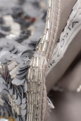 Victor Costa Wavy Embellished Double Breasted Band Jacket