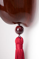 Rafael Sanchez Wooden Cacao Pod Clam Shell Purse Shoulderbag