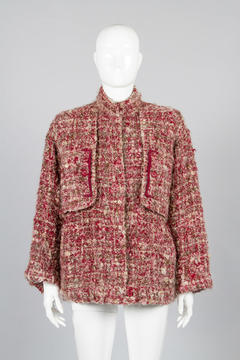 Galanos Boucle Mohair Jacket Front