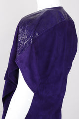 Vintage Abbé Margré Tissue Suede Tank Skirt ensemble on Mannequin detail @ Recess LA