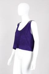 Vintage Abbé Margré Tissue Suede Tank ensemble on Mannequin angle @ Recess LA