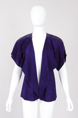 Vintage Abbé Margré Tissue Suede jacket ensemble on Mannequin front @ Recess LA