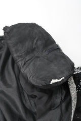 Recess Designer Consignment Vintage Abby Fredelle Deco Beaded Flapper Plunge Back Pointed Hem Carwash Dress Los Angeles Resale