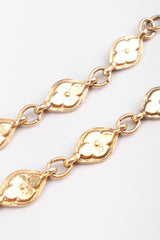 Recess Los Angeles Vintage Accessocraft Long Byzantine Cabochon Plate Necklace