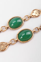 Recess Los Angeles Vintage Accessocraft Long Byzantine Cabochon Plate Necklace