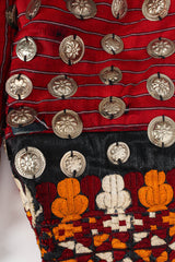Vintage Afghan Embroidered Coin Charm Bell Coat sleeve tear @ Recess Los Angeles
