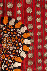 Vintage Afghan Embroidered Coin Charm Bell Coat embroidery/charms @ Recess Los Angeles