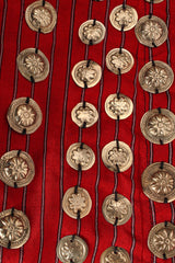 Vintage Afghan Embroidered Coin Charm Bell Coat round coin charms @ Recess Los Angeles
