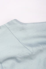 Recess Los Angeles Vintage Akris Raw Silk Mandarin Collar Crop Top