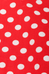 Vintage Al Cooper Polka Dot Romper Hostess Skirt Set Fabric at Recess