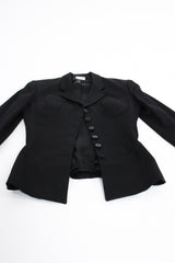 Vintage Alaia Satin Bustier Jacket flat at Recess Los Angeles