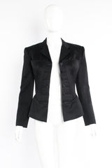 Vintage Alaia Satin Bustier Jacket on Mannequin open at Recess Los Angeles