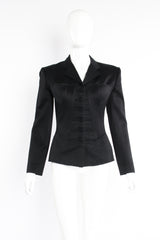 Vintage Alaia Satin Bustier Jacket on Mannequin front at Recess Los Angeles