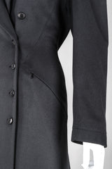 Recess Los Angeles Vintage Alaia Double-Breasted Long Wool Reefer Coat