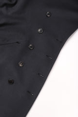 Recess Los Angeles Vintage Alaia Double-Breasted Long Wool Reefer Coat