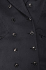 Recess Los Angeles Vintage Alaia Double-Breasted Long Wool Reefer Coat