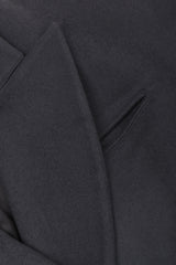 Recess Los Angeles Vintage Alaia Double-Breasted Long Wool Reefer Coat