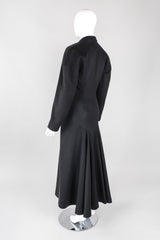 Recess Los Angeles Vintage Alaia Double-Breasted Long Wool Reefer Coat