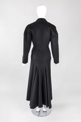 Recess Los Angeles Vintage Alaia Double-Breasted Long Wool Reefer Coat