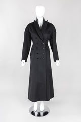 Recess Los Angeles Vintage Alaia Double-Breasted Long Wool Reefer Coat