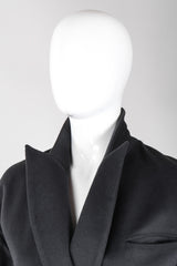 Recess Los Angeles Vintage Alaia Double-Breasted Long Wool Reefer Coat