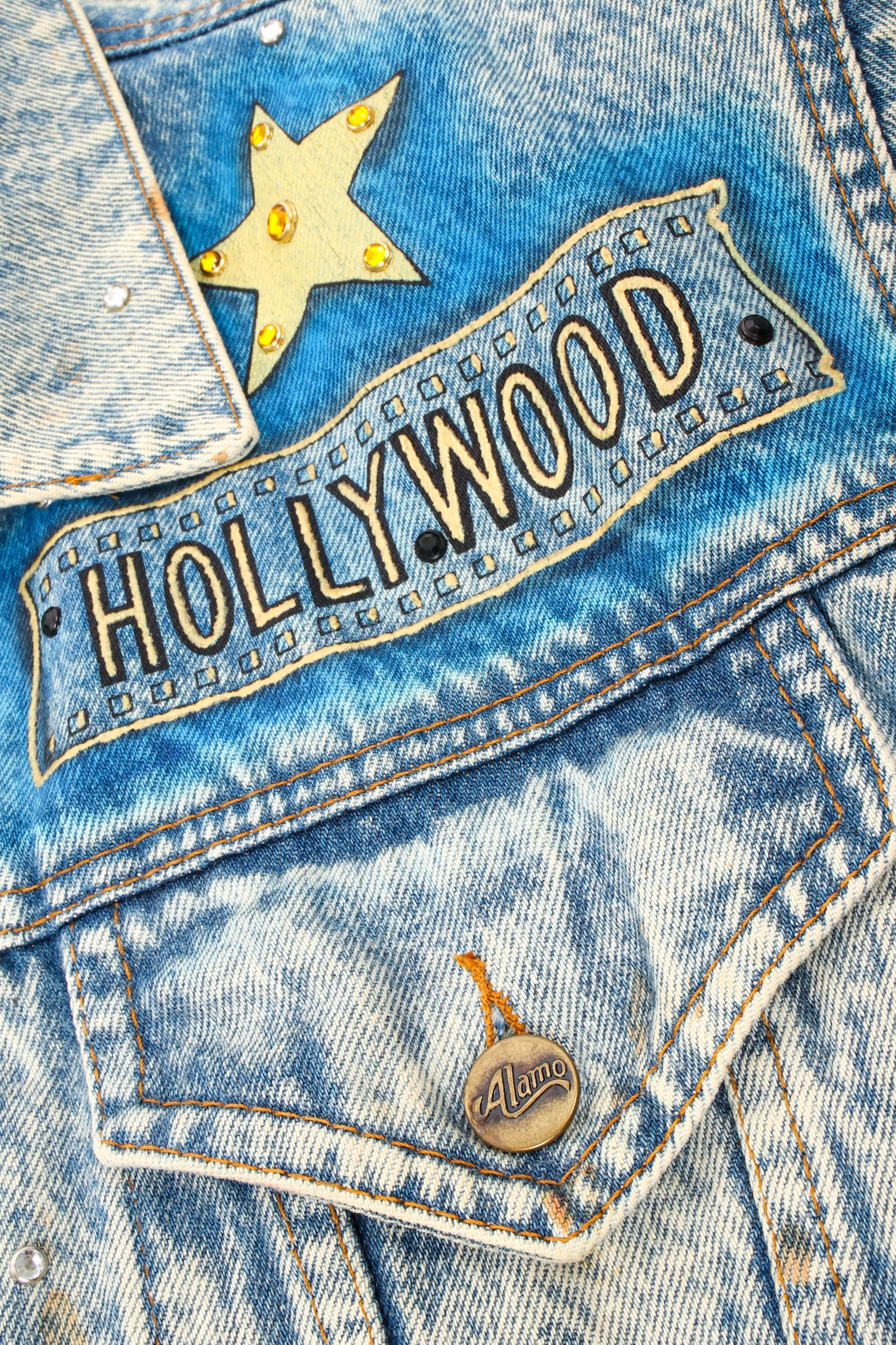 Vintage Tony Alamo Hollywood Star Jacket on mannequin at Recess Los Angeles (front crop)